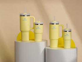 Stanley Quencher durable stainless steel construction for long-lasting use.