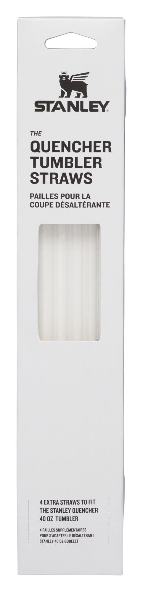 Stanley Quencher straw shows a perfect 40 oz tumbler fit for hot or cold drinks.