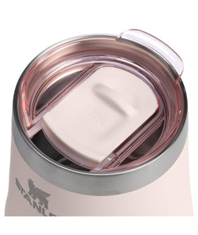 STANLEY Reserve Wine Tumbler with splash-proof slider lid for spill-free sipping on the go.