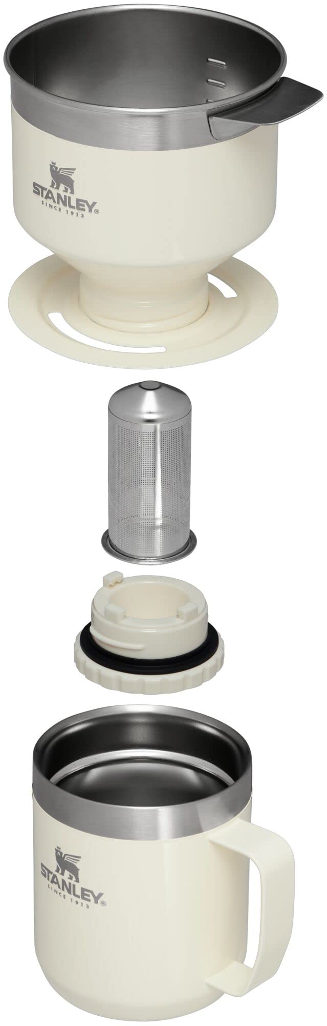 STANLEY reusable stainless steel filter preserves rich oils with less waste