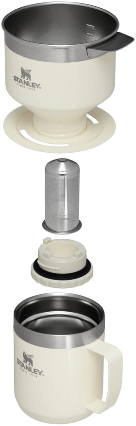 STANLEY reusable stainless steel filter preserves rich oils with less waste