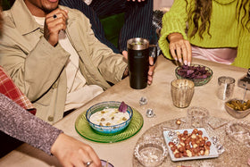 Stanley 18/8 stainless steel, BPA-free and dishwasher safe.