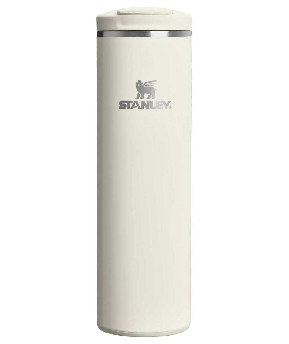 Stanley Transit FlipTop Mug with leakproof lid, ideal for on-the-go beverages.