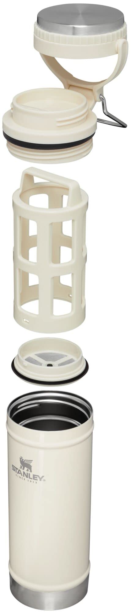 Sturdy stainless steel construction with vacuum insulation from Stanley