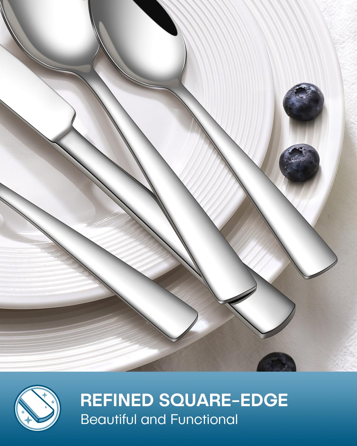 Stapava dishwasher-safe silverware for easy cleanup after meals and gatherings.