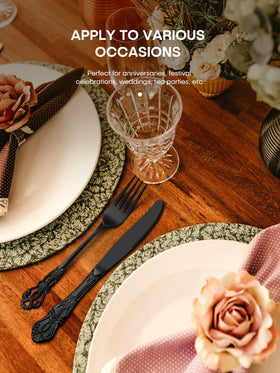 Stapava dishwasher-safe stainless steel flatware for easy post-meal cleaning.