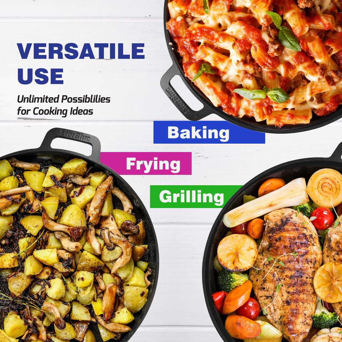StarBlue 30-recipes ebook adds ideas for crusts and toppings.