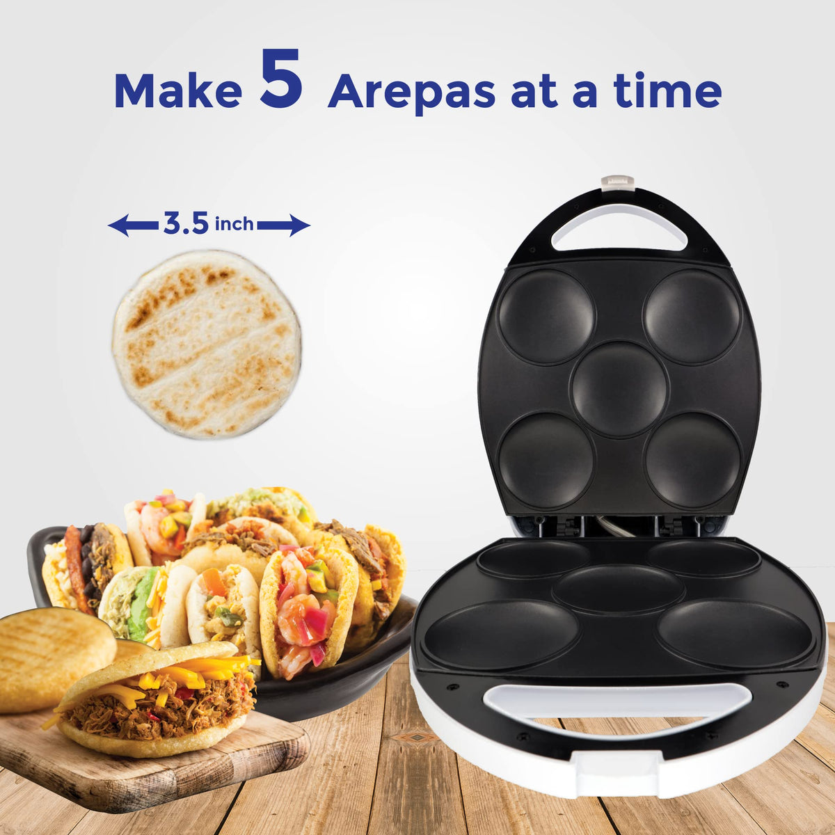 StarBlue electric arepa maker easy cleaning after use