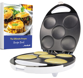 StarBlue electric arepa maker top view for quick, even cooking