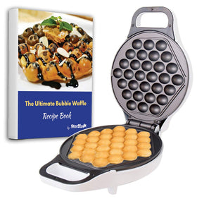 StarBlue Hong Kong Egg Waffle Maker top view showing compact counter footprint