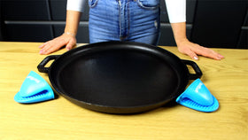 StarBlue pan for baking and grilling across oven or grill.