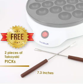 StarBlue Takoyaki Maker 18-molds support cooking multiple servings at once.