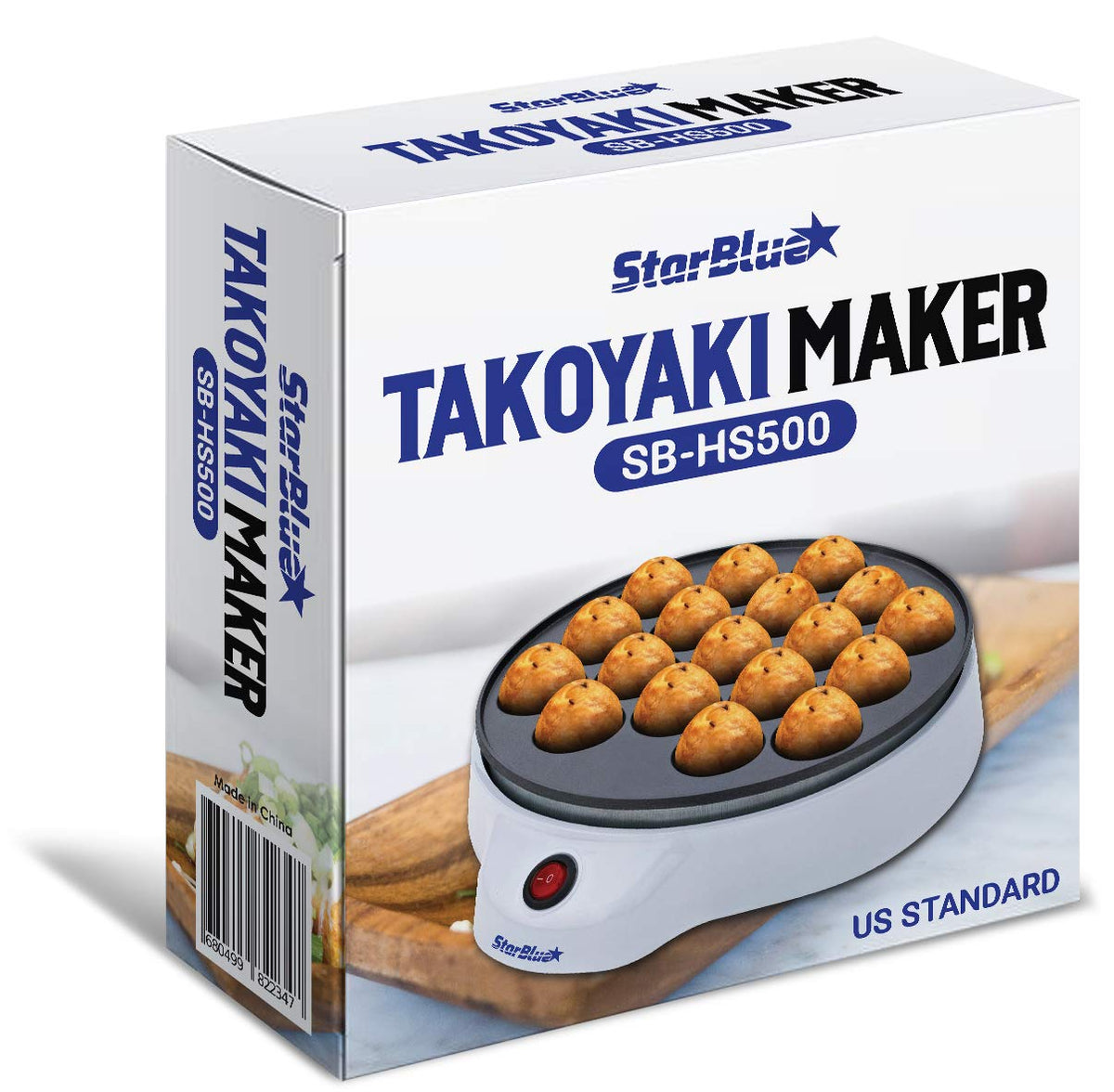 StarBlue Takoyaki Maker family-use friendly setup for gatherings and snacks.