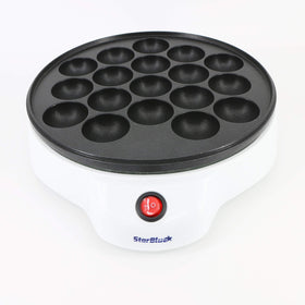 StarBlue Takoyaki Maker heat-control system maintains steady cooking temperatures.