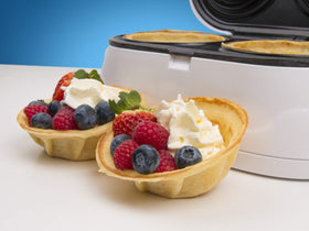 StarBlue waffles four inch thick, ready for toppings and fillings.