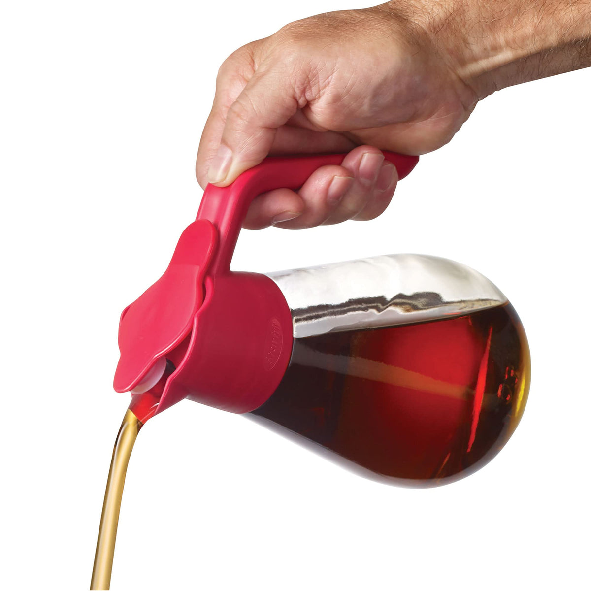 Starfrit Dripless Dispenser silicone seal for freshness and leak protection.
