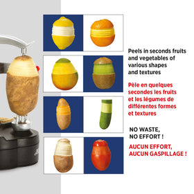 Starfrit Rotato Express auto-stop peeling design enhances safety during use.