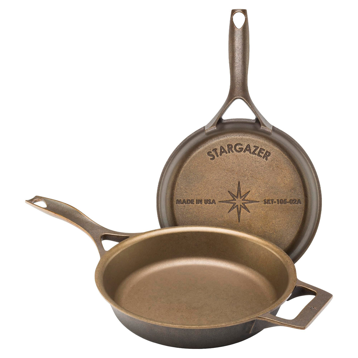 Stargazer skillet with a smooth surface for easy frying and cleanup.