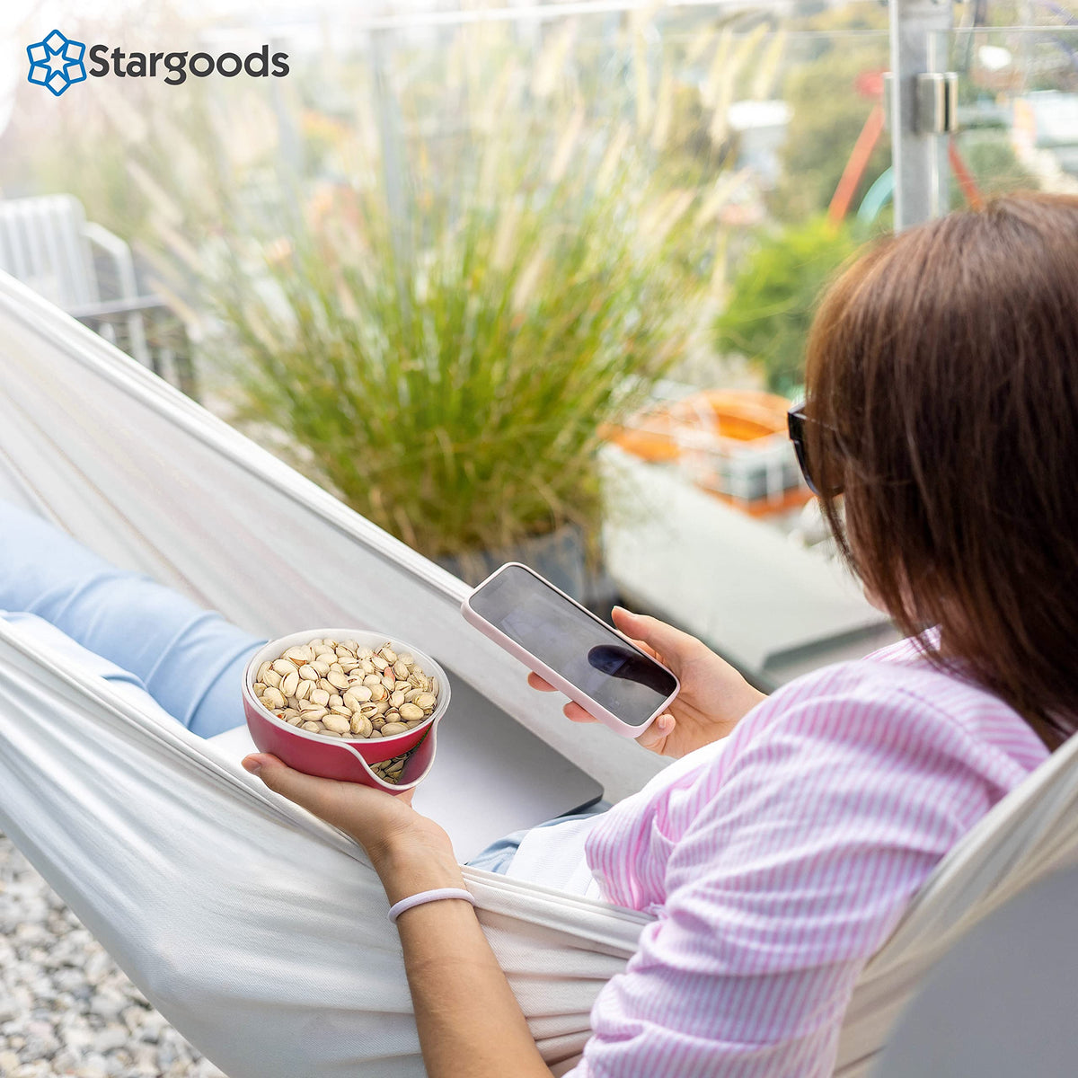 Stargoods daily-use red bowl offers versatile serving at home.
