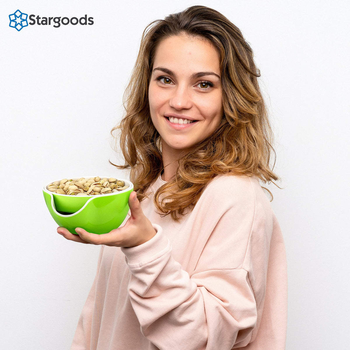 Stargoods Nut Seeds Storage Bowl keeps shells organized for prep.