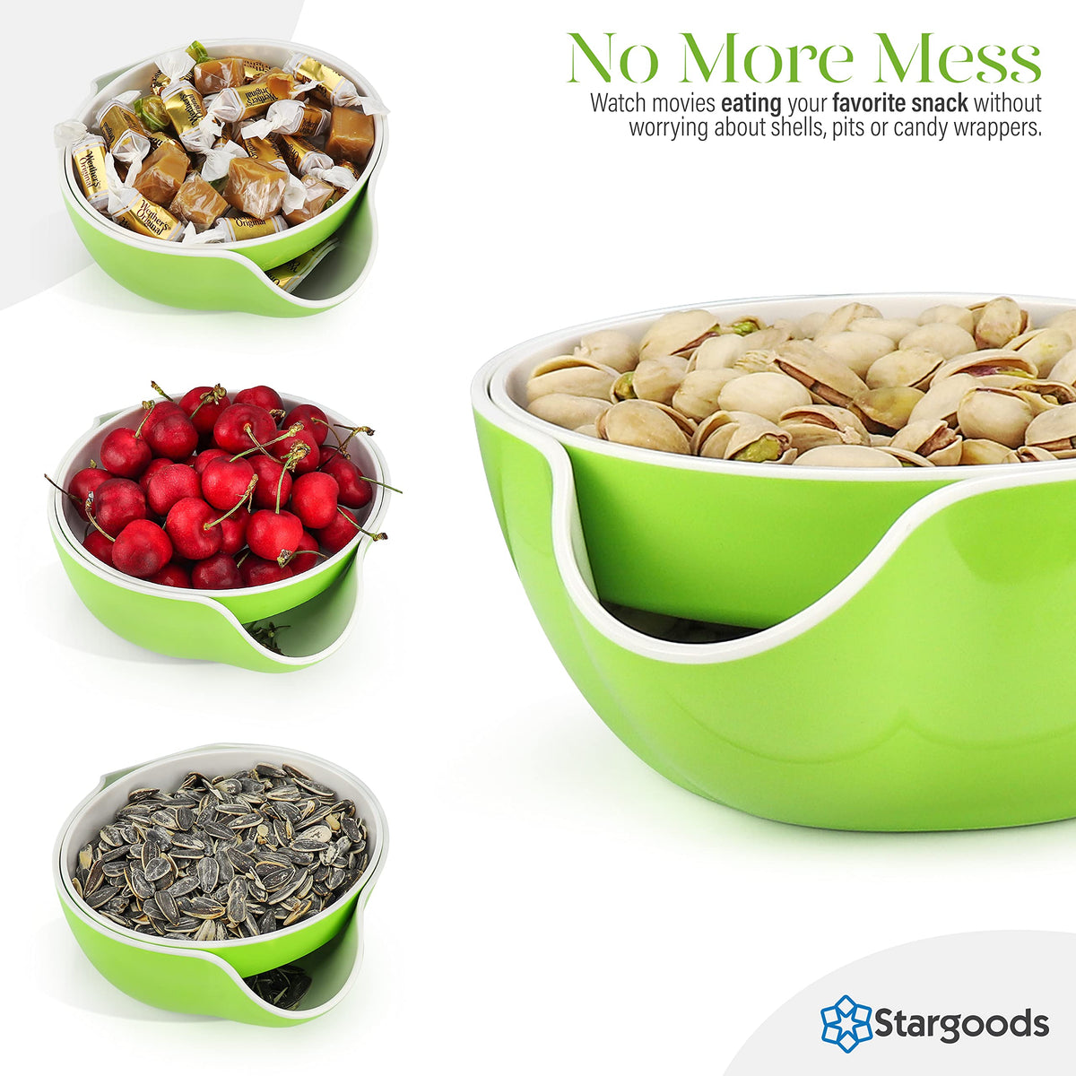 Stargoods Pistachio Bowl in green adds color to entertaining.