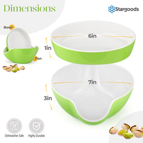 Stargoods Snack Serving Dish versatile for fruits, candies, or olives.