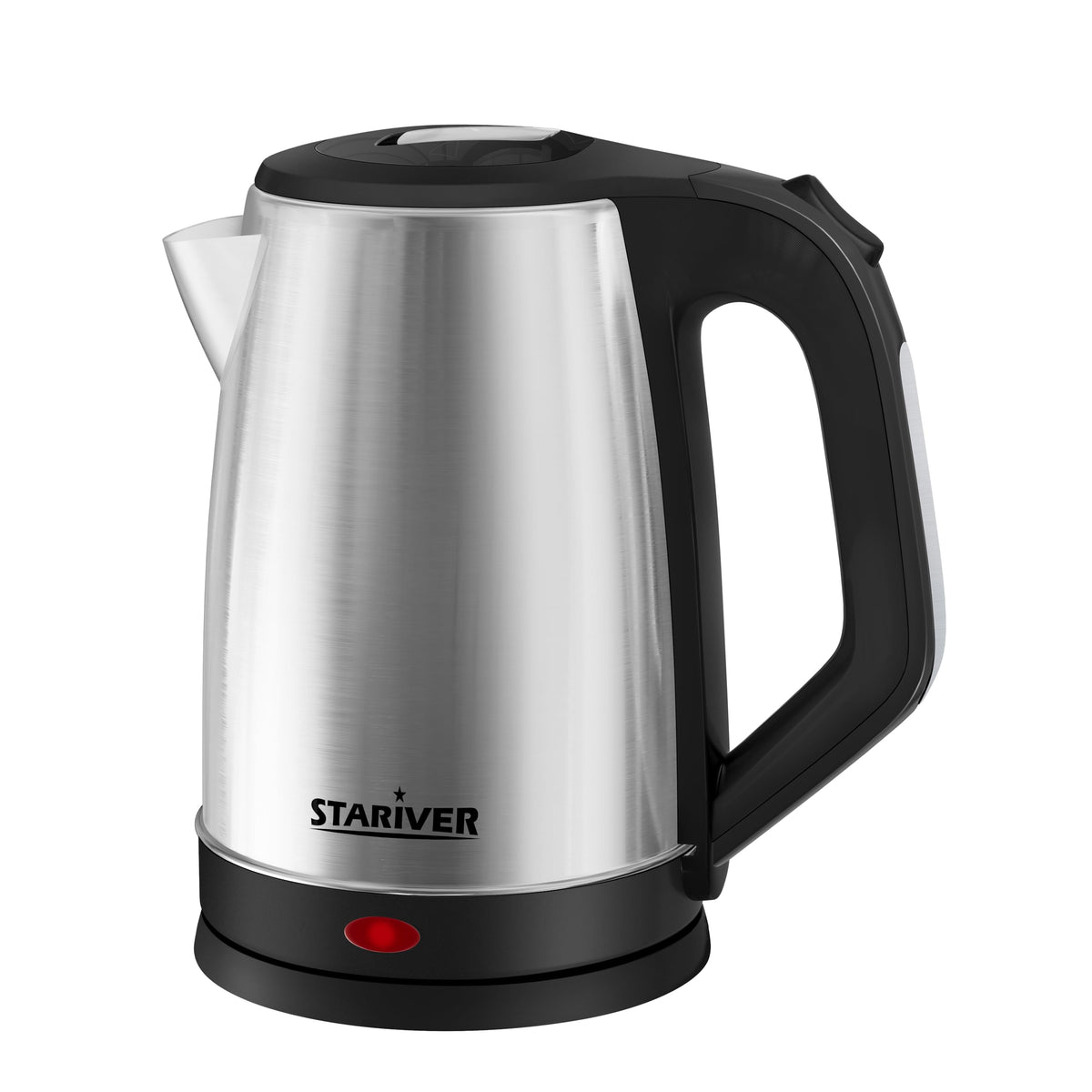 Stariver 2.5L kettle with full water, ideal for family tea and hot drinks.