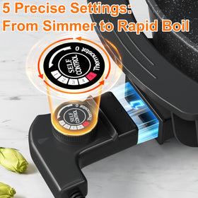 Stariver non-stick coating ensures easy release and quick cleanup after cooking.
