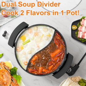 Stariver shabu-shabu setup with fast simmer for tender meat and fresh dips.