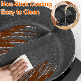 Stariver tempered glass lid lets you monitor broth at a glance.