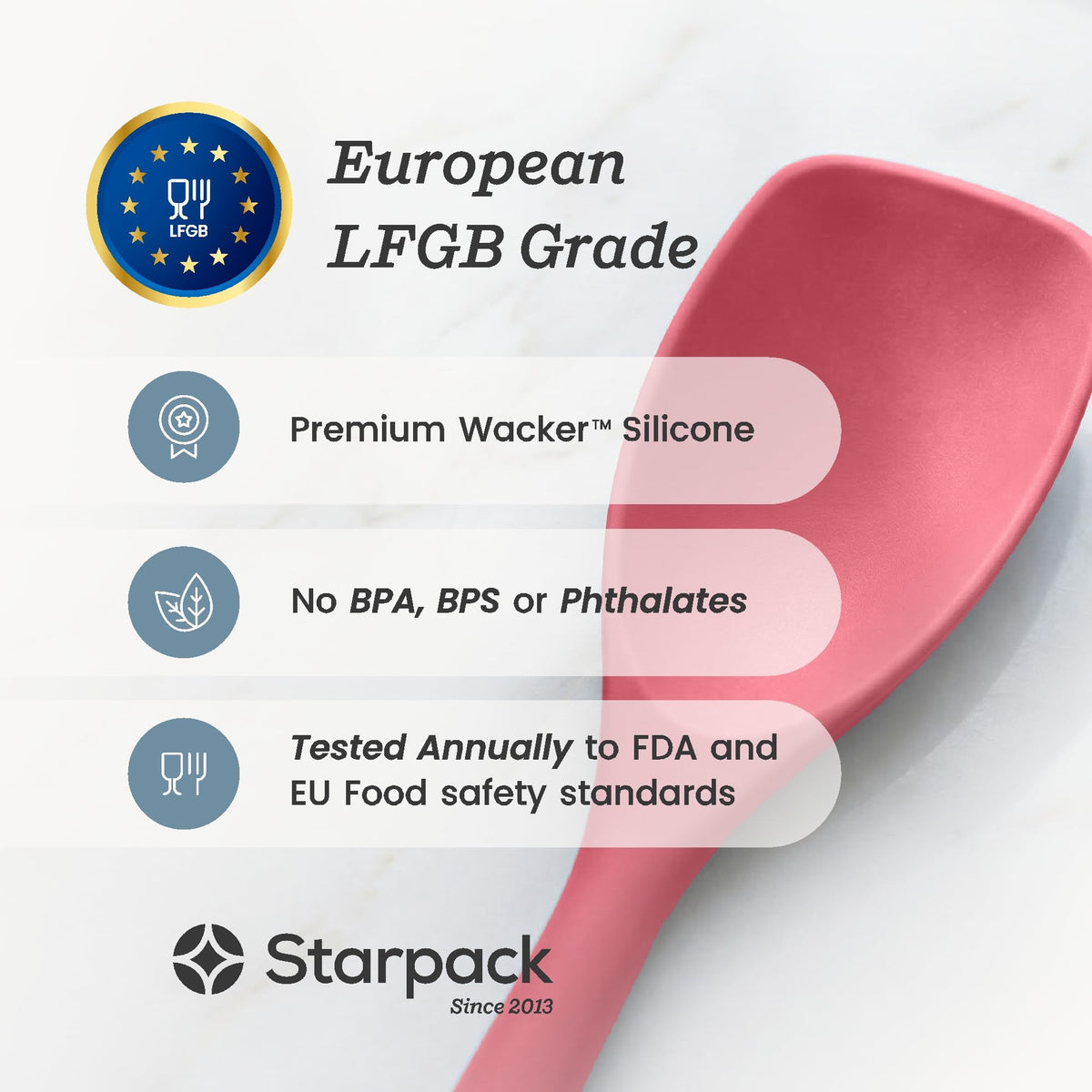 StarPack Like a Boss dishwasher-safe utensils simplify cleanup.