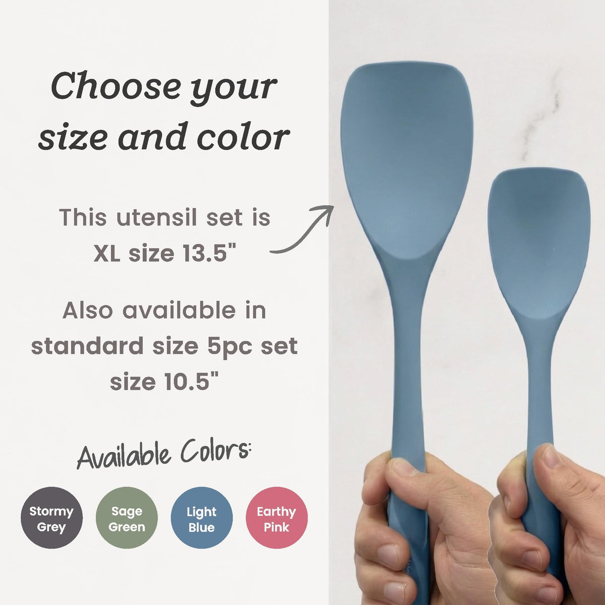 Visible heavy-duty steel core adds durability to everyday cooking.