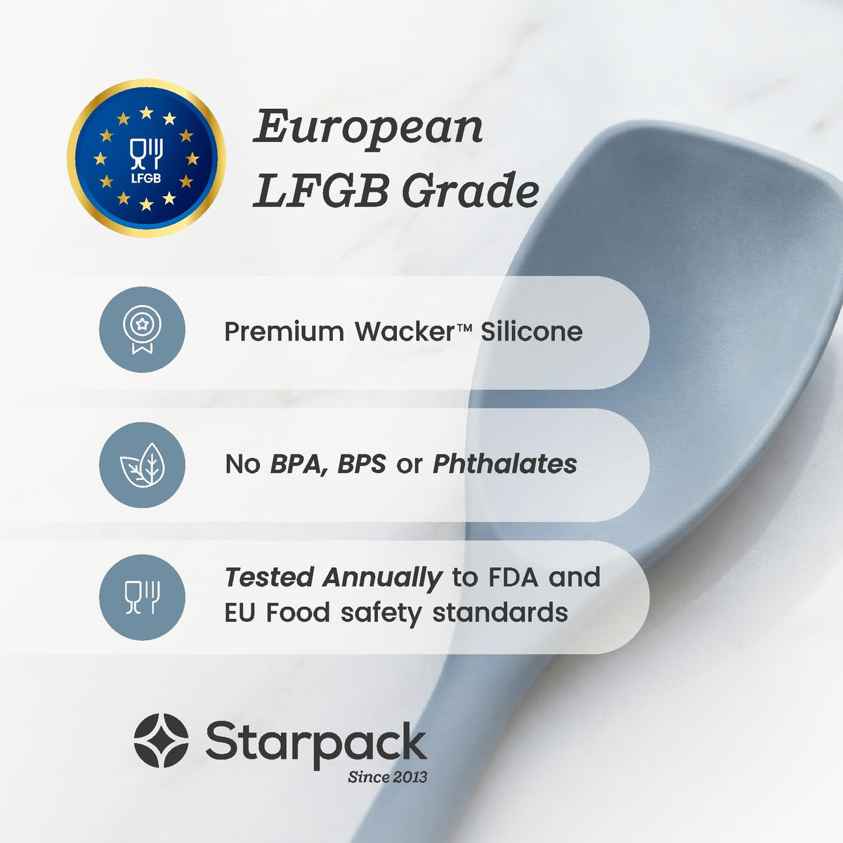 StarPack XL ladle designed for easy serving from deep pots.