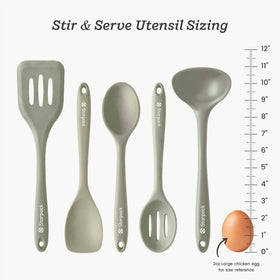 StarPack Home Stir and Serve slotted draining spoon draining smoothly