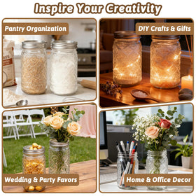 Starside 32oz jar used as a stylish vase or party favor.