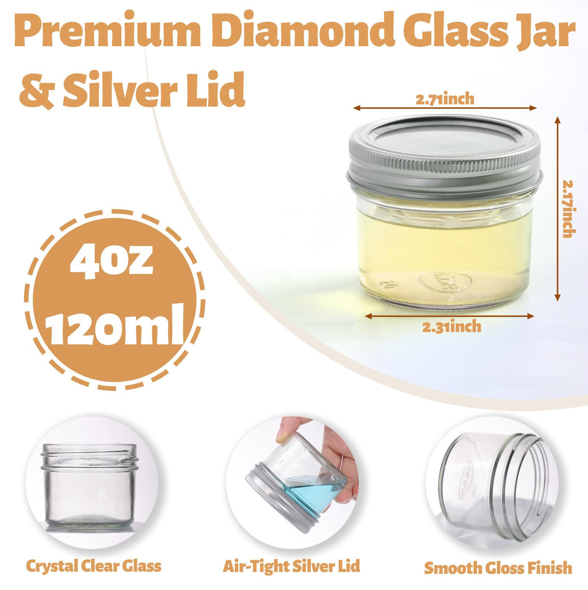 Starside jars with stickers and tags for easy gift labeling.