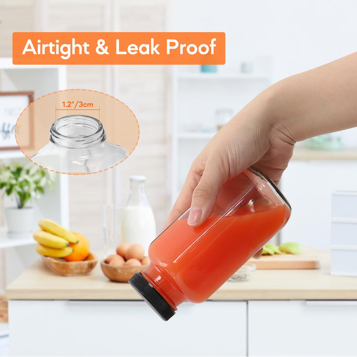 STARSIDE leakproof cap ensures spill-free carrying during commutes and gym visits