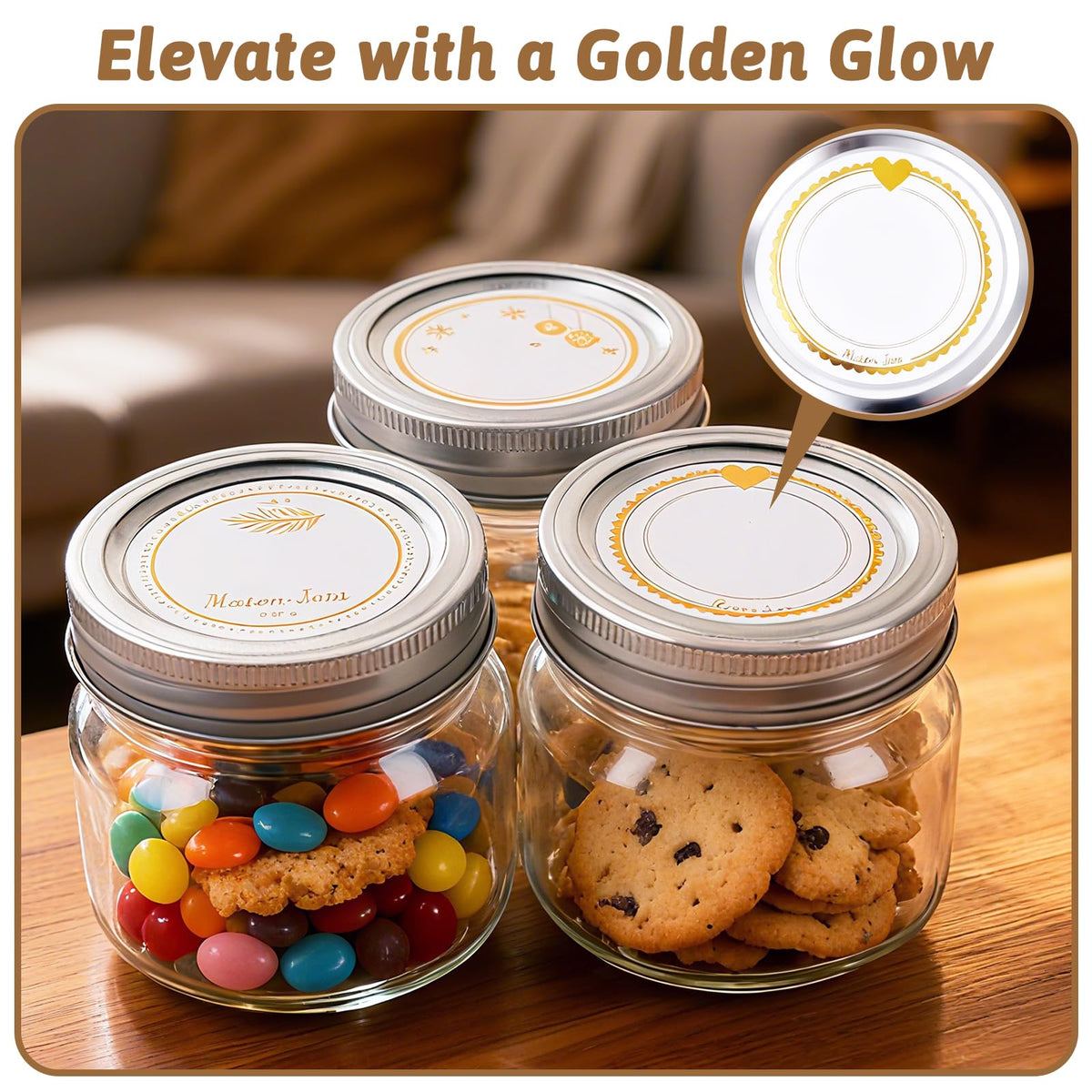STARSIDE regular-mouth jar facilitates easy filling and thorough cleaning.