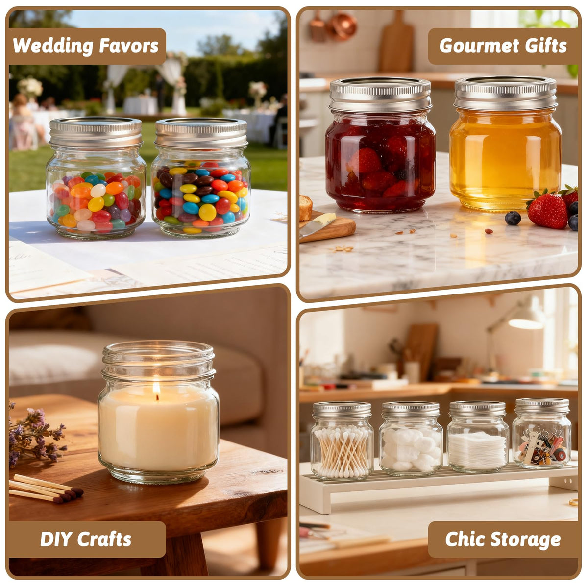 STARSIDE spice jar keeps pantry organized with clear visibility.