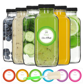 STARSIDE square 12 oz bottle for fresh juice on the go