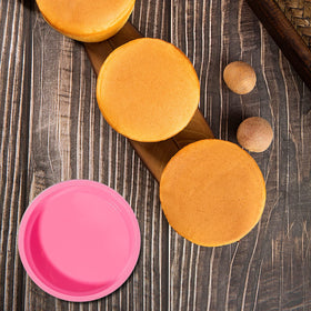Staruby pink silicone molds 6-pack, easy release for clean unmolding