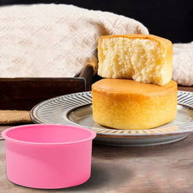Staruby silicone mini-round molds pink with nonstick finish for easy release