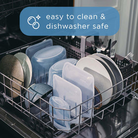 Stasher Aqua Leak-Free Pinch-Loc Seal keeps leftovers airtight.