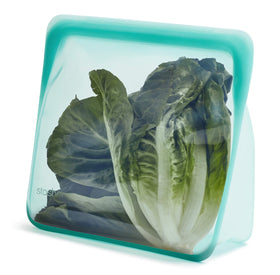 Stasher Aqua Stand-Up Mega Bag for bulk storage and organized meal prep.