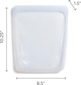 Stasher bag used for sous vide cooking with silicone safety.