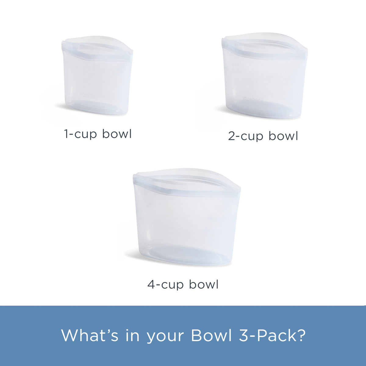 Dishwasher-safe silicone bowls simplify cleaning after meals
