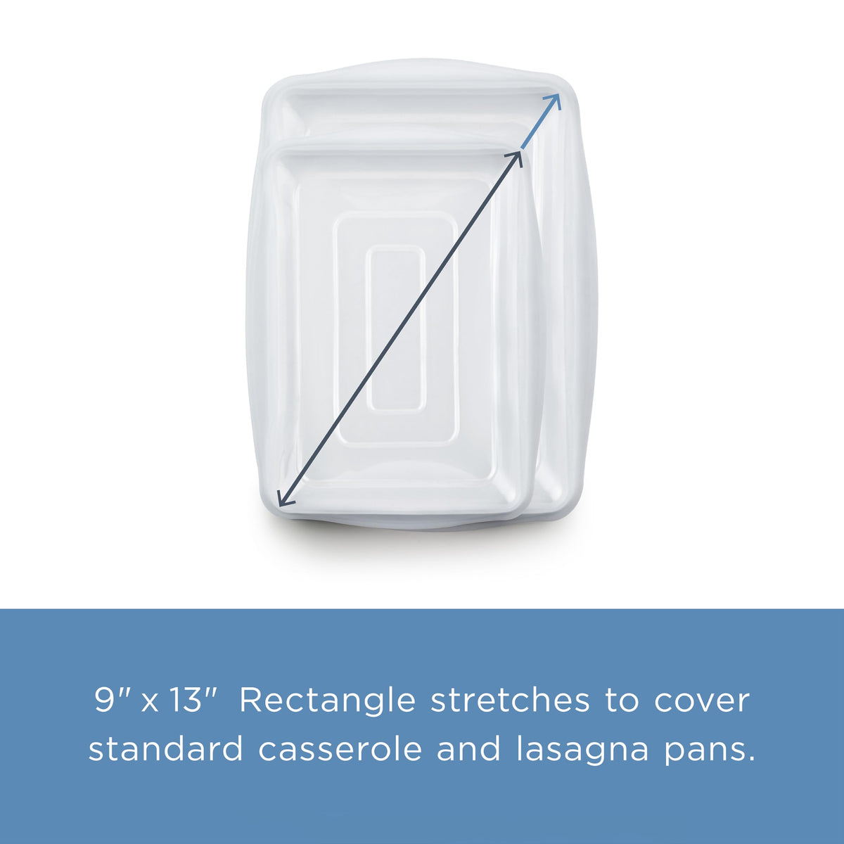 Stasher rectangle lid is microwave-safe for quick reheats