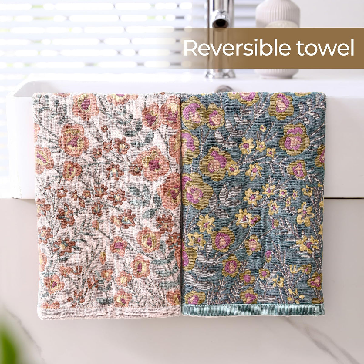 STASOPTK 5-layer cotton gauze towels highlight high absorbency for quick cleanup