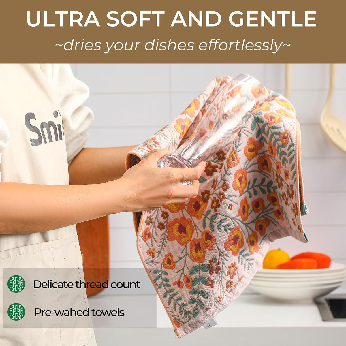 STASOPTK hanging-loop towels stay within reach for convenient drying