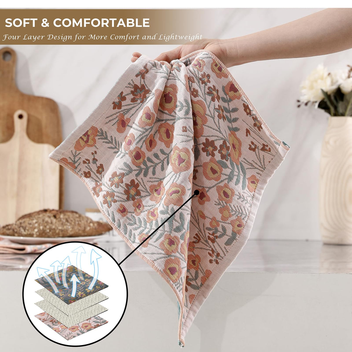 STASOPTK eco-friendly reusable towels help reduce disposable paper use